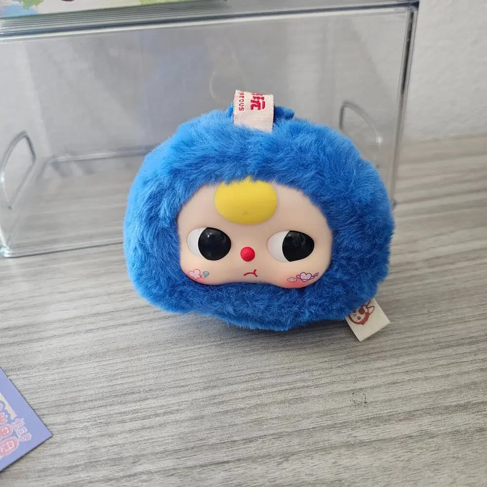 Baby Three Fruit Orchard Series Blueberry Plush Pendent Vinyl Face OPENED BOX